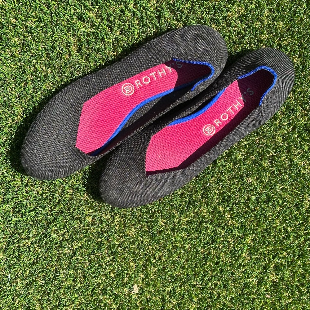 Rothy's Women's Black Flats Size 12 Gently Used